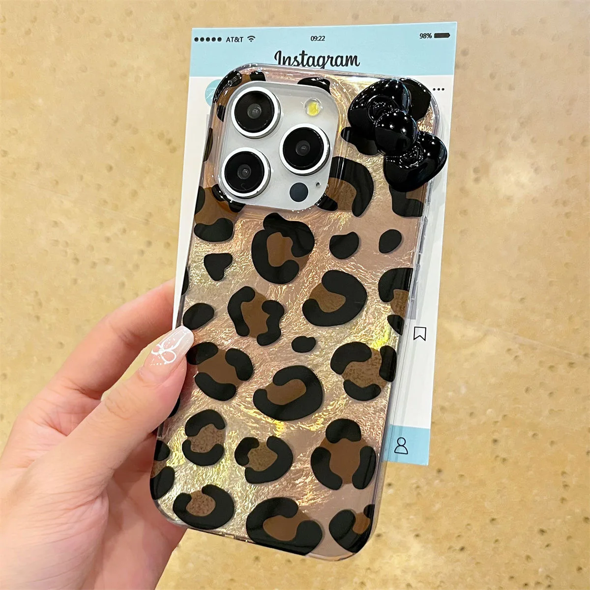 3D Bow Y2k Leopard New Phone Case For Vivo V30e V30 V29e V27 V29 V25 V21e V23e S16 S17 S15 Pro 4G 5G Feather Texture Back Cover