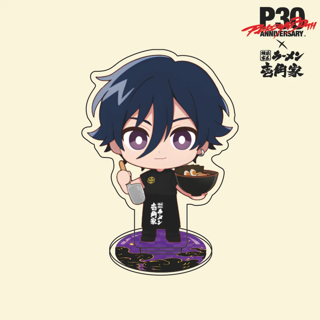 Persona 30th Anniversary Co‑branded Full Set Series Newest Acrylic Stand And Keychain Makoto Yu Ren Figure Nice Gift For Game