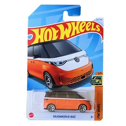 Original Hot Wheels Car 1/64 Metal Diecast HW Vans Orange Volkswagen ID.Buzz Vehicle Model Toys for Boy Collection Birthday Gift