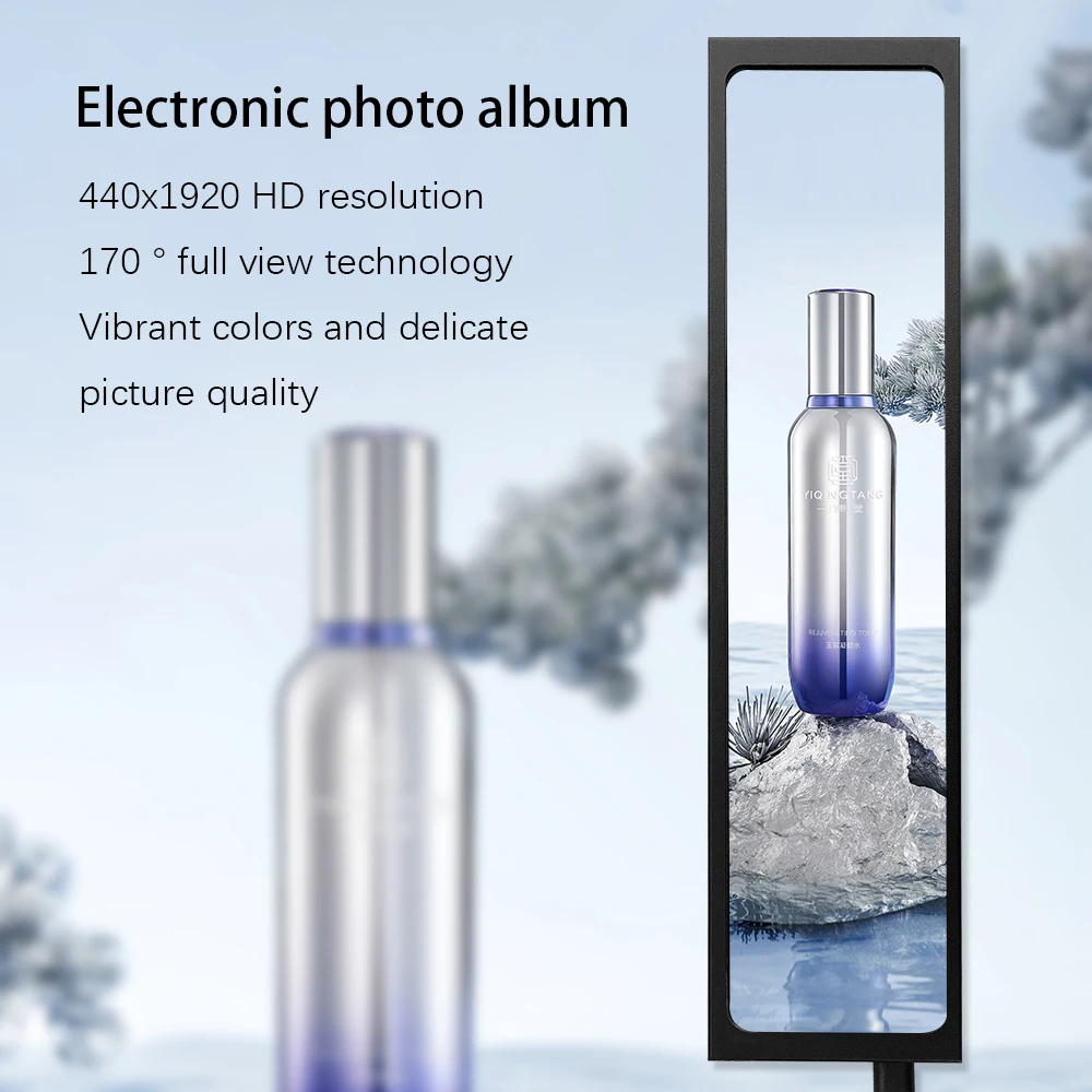 11.26 بوصة 440 * 1920 IPS C-type شاشة ثانوية واجهة USB-C، مناسبة لمراقبة الكمبيوتر وحدة المعالجة المركزية GPU RAM AIDA64 Monitor