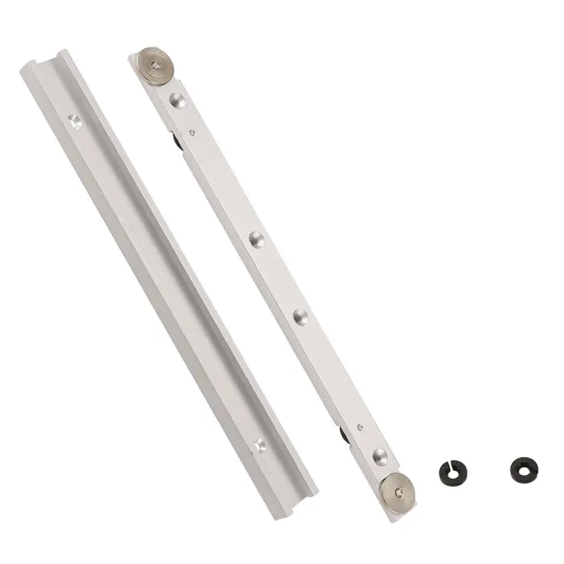 [A92P!】 T Track Miter Bar Slider,Aluminium Alloy Miter Bar,Jig And Fixture Bar Slider Table Saw Gauge Rod Wiith Chute