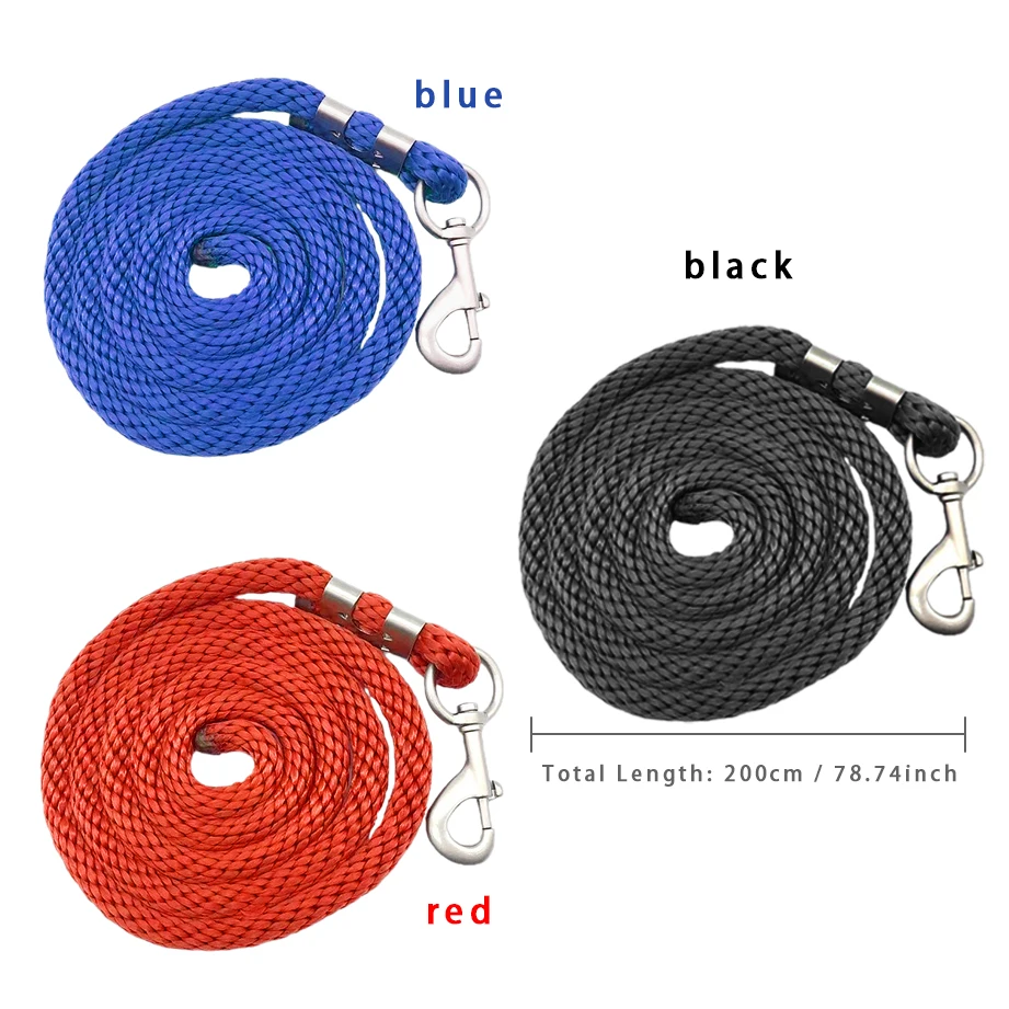 Horse Training Lead Rope, Reins, Tether - for Equestrian, Cattle, Livestock | Durable & Universal