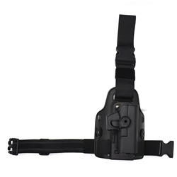 Right Hand Hunting Drop Leg Holster Tactical Thigh Waist Belt Holster for G 17  gen 1-4