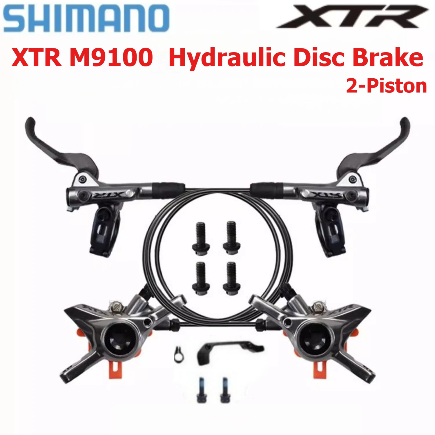 

SHIMANO XTR M9100 Hydraulic Disc Brake BR-M9100 2-Piston Caliper BL-M9100 Lever