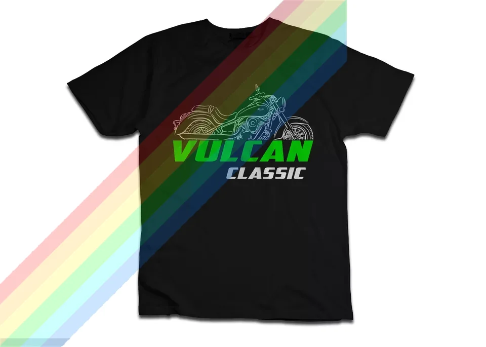 

2024 Men T Shirt Casual Kawasakis VN900 Vulcan 900 2006-2025 Motorcycle T-shirt Graphic Summer Short Sleeves 100% Cotton S-3XL
