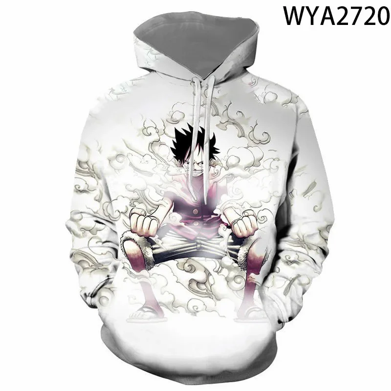 

2025 Autumn Hot-selling New Anime ONE PIECE Hoodie Cute Clothing Cosplay Casual Street Breathable Short-sleeved Top Men's Hoodie