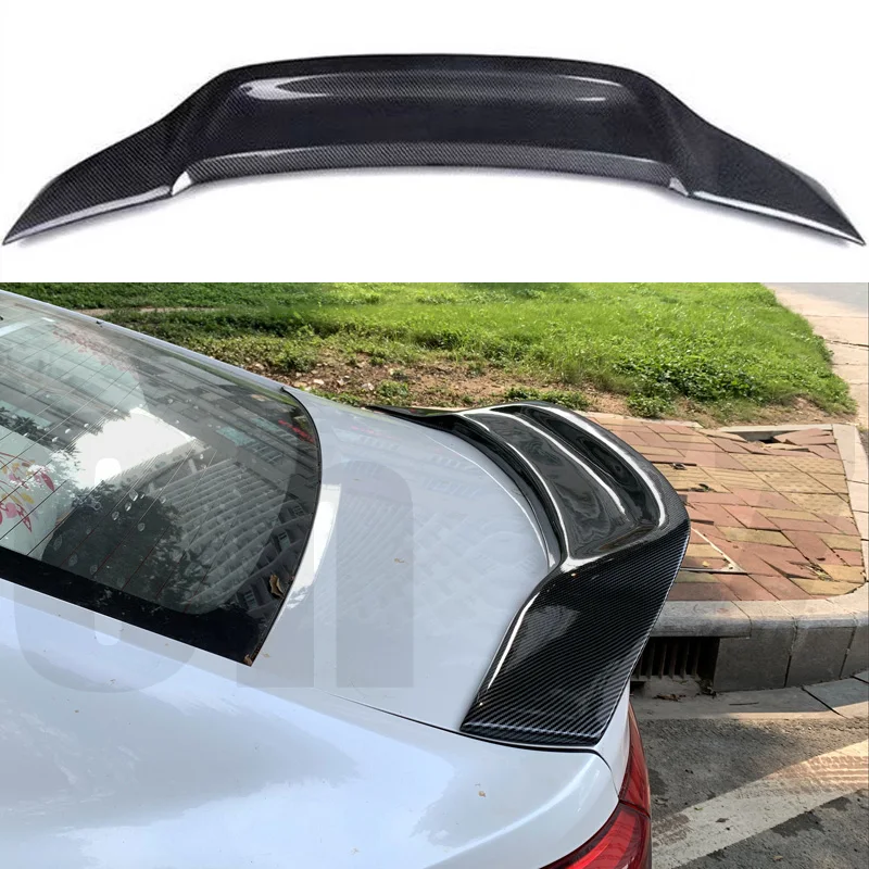 For 2015-2017 Nine Generations Sonata 9 100%Real Carbon Fiberhighquality Rear Spoiler Trunk Lid R Style