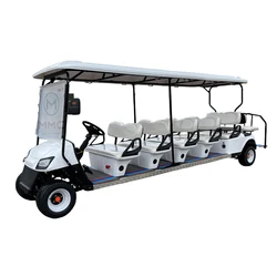 Price 6 8 10 12 Passenger Club Car 12 Seater 4 Wheels And Tires Chinese Lithium Battery Cheap Electric Golf Carts