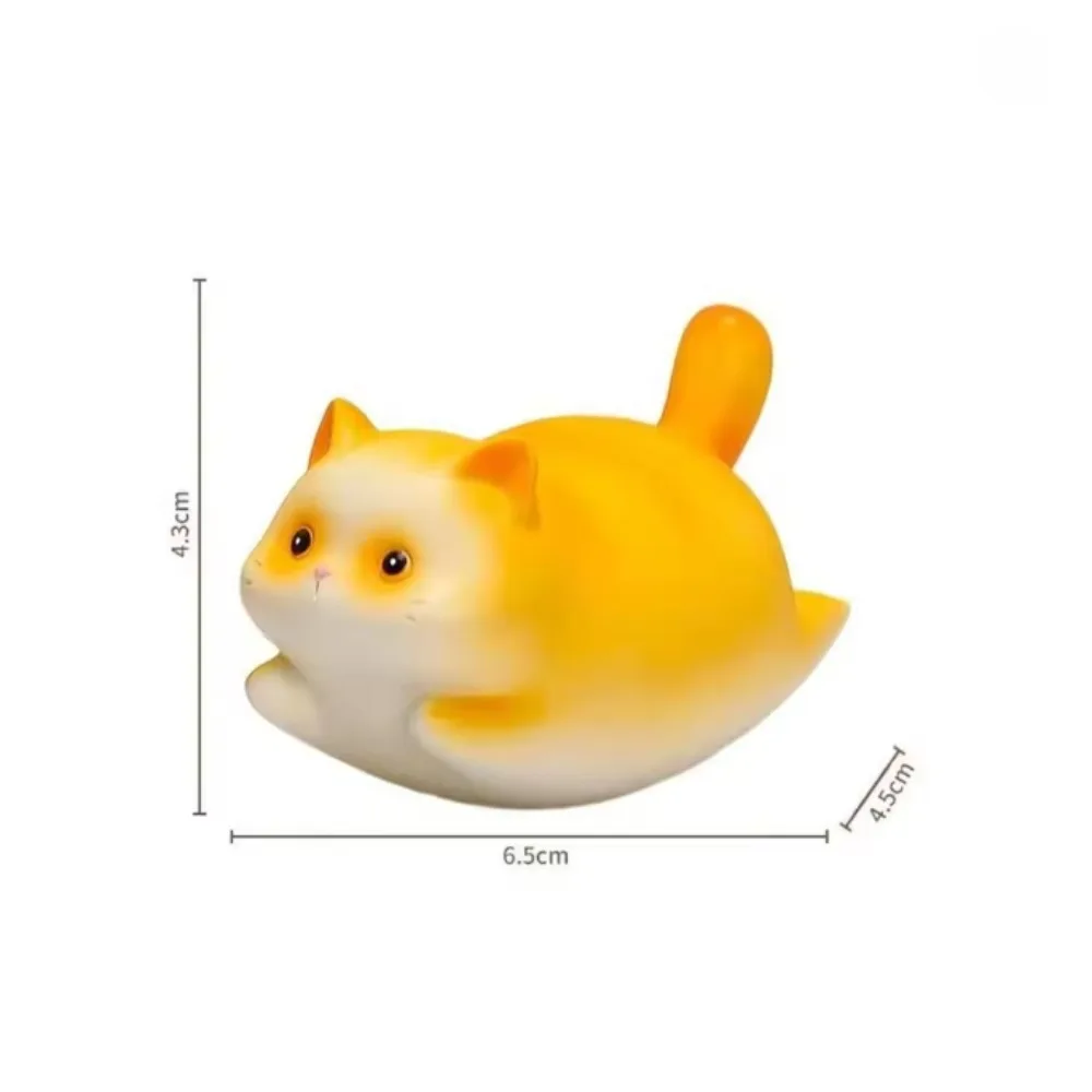 1PC Fun Wobble Cat Resin Ornament, Desktop Decor, Office Stress-Relief Creative Decor for Friends