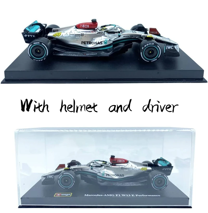 Bburago 1:43 2019 2021 Mercedes F1 W10 W12 Performance #44 Hamilton #77 Bottas Alloy Luxury Vehicle Diecast Cars Model Toy Gift