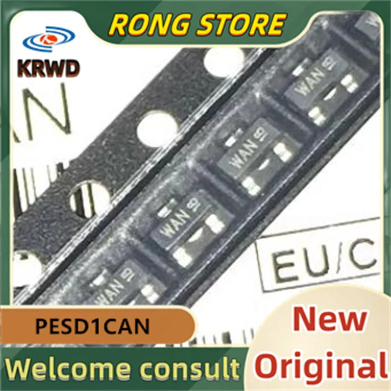 100pcs tan wan neues original pesd1can sot23
