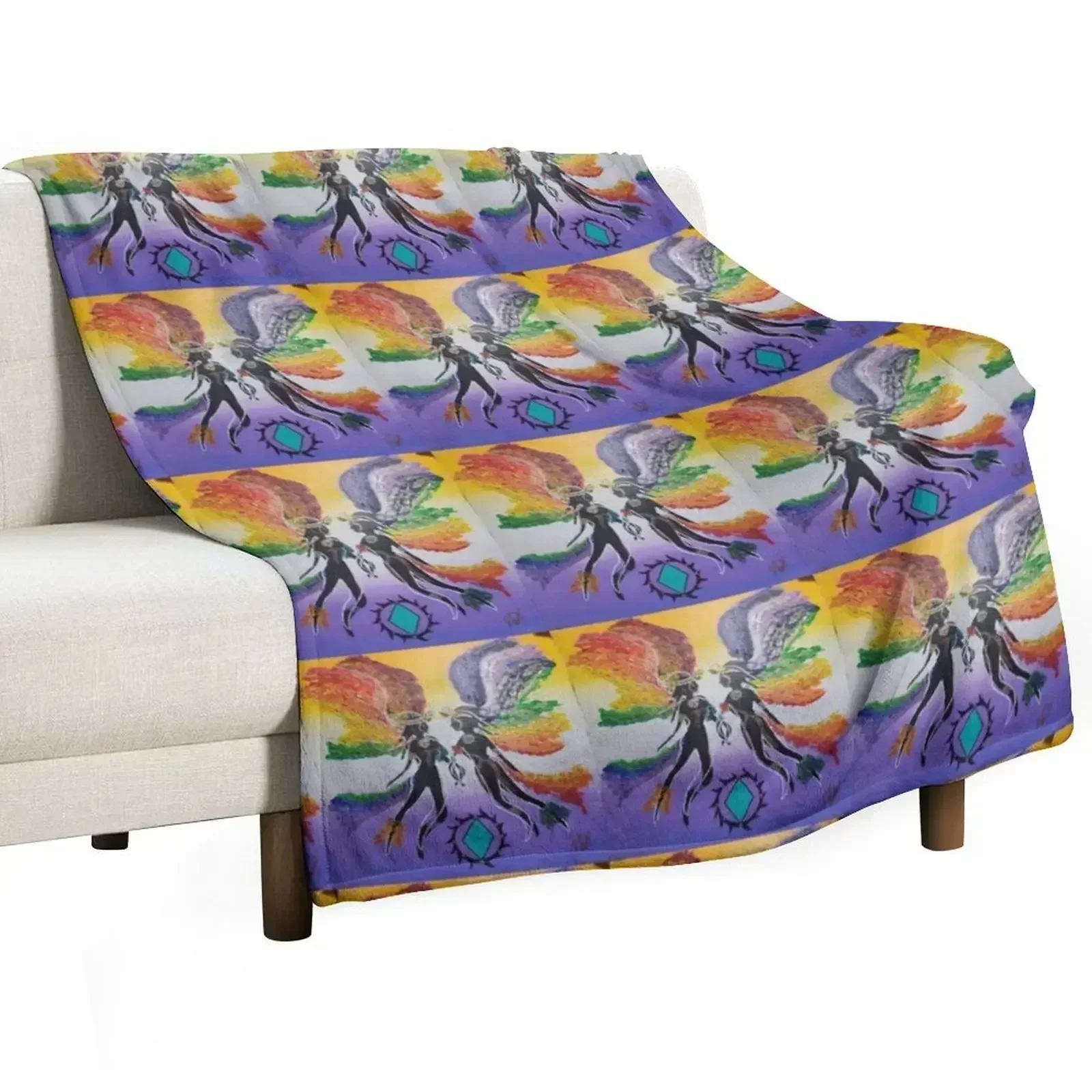 

Two Spirits Throw Blanket Sofa Summer Beddings for babies Blankets