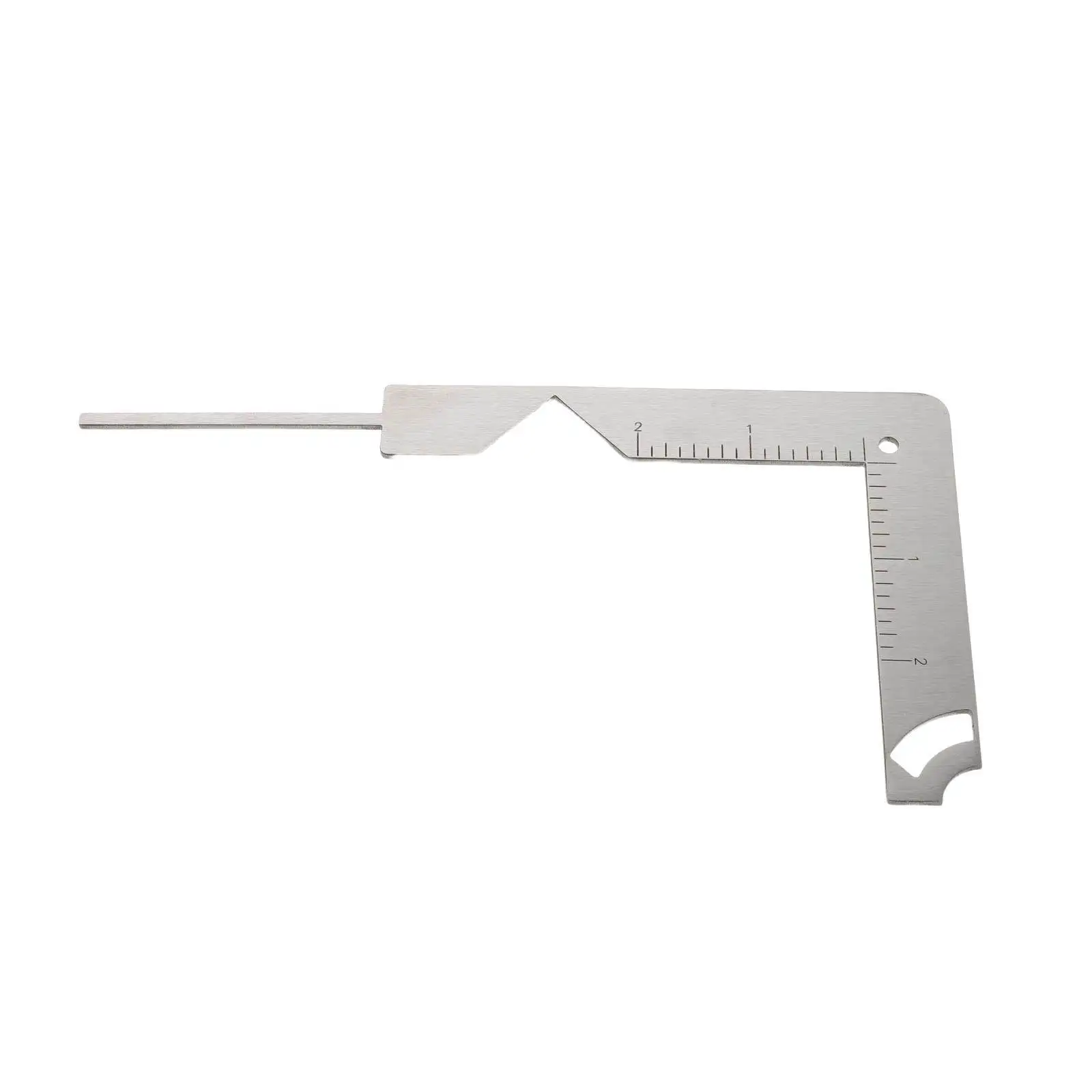 Multifunctional 5 in 1 Stainless Steel Book Cover Guide Ruler for Bookbinding Scrapbooking Album Cutting and Craft Projects