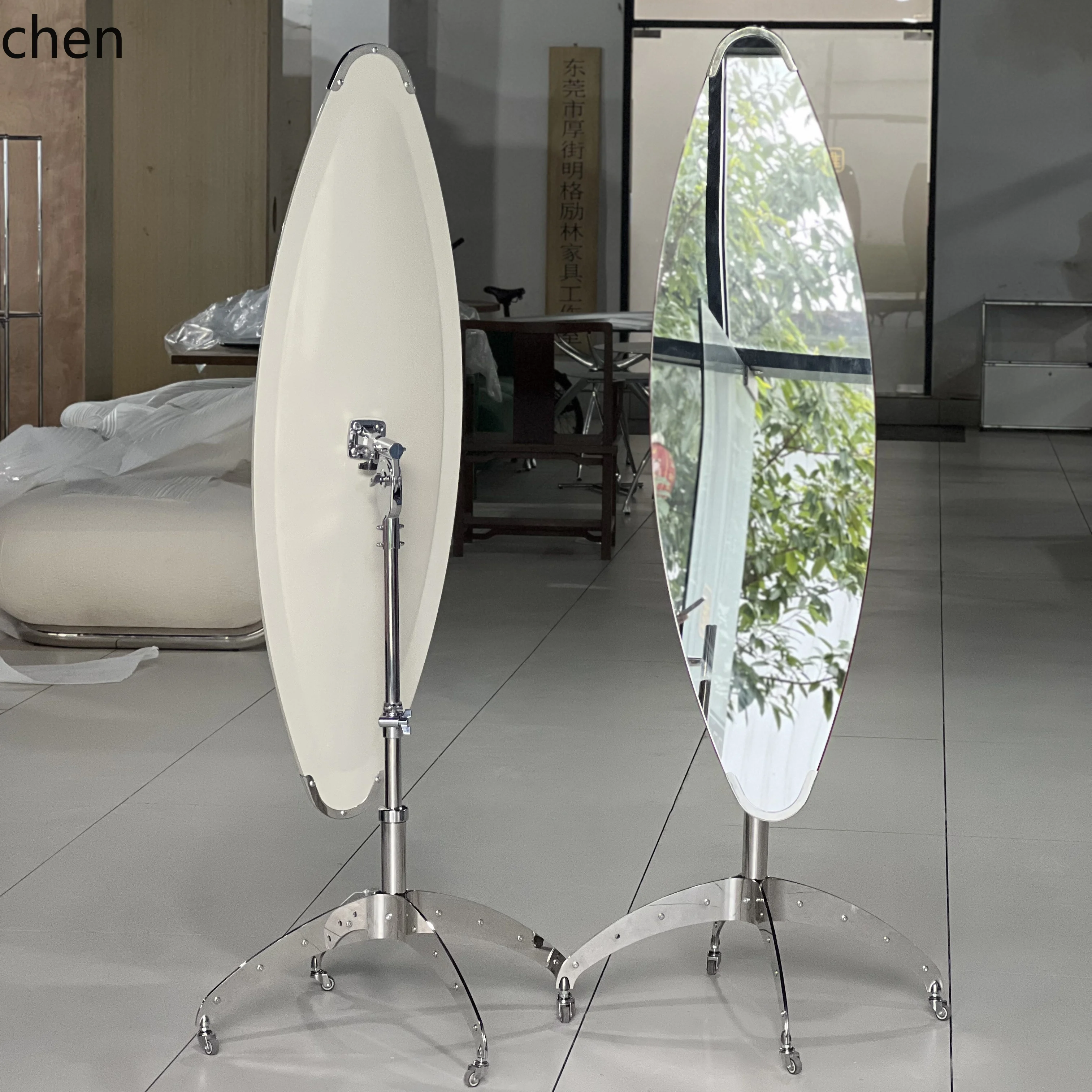 ZML surf mirror retro home full-length mirror bedroom cloakroom floor-to-ceiling full-length mirror