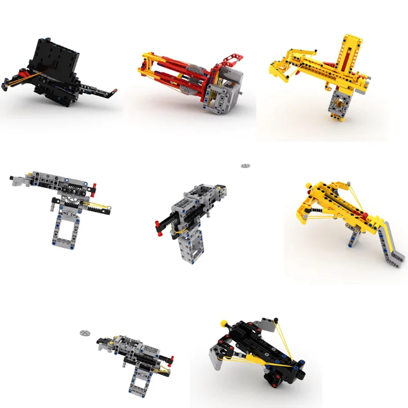 

Domestic building blocks, small particles, construction machinery, manual DIY model technology, assembled disc gun, firing set M