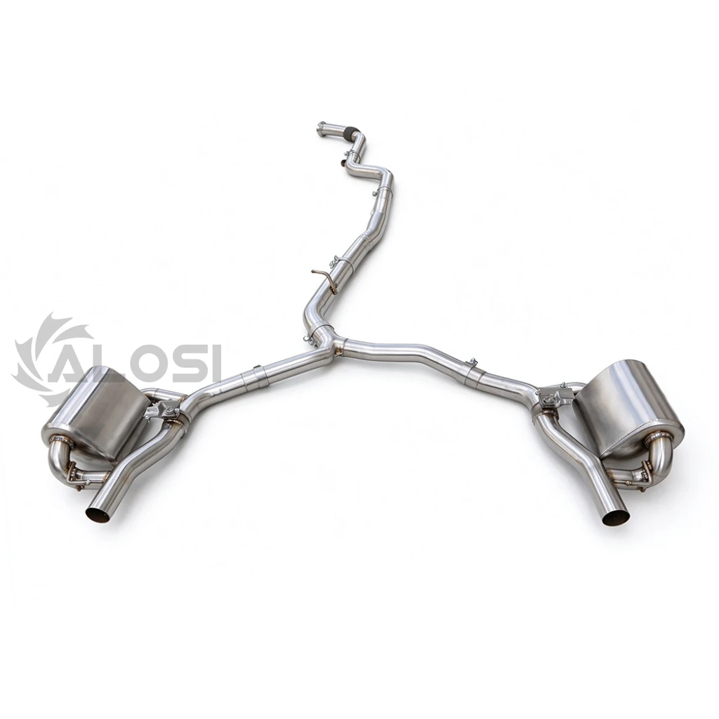 SS304 Stainless Steel Remote Control Valved Catback Exhaust Fit for LEXUS LS350 LS500 LS500H 3.5L 2013+