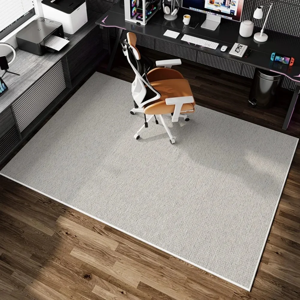 VIKAMA Minimalist Style Gaming Room Carpet Soundproof Wear-Resistant Chair Mat for Boys' Bedroom Dormitory Home Decoration