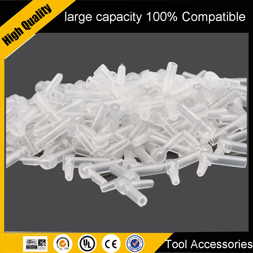 EINKSHOP DIY CISS Cartridge Tube Bend Transparent Rubber Continuous Ink Supply System Accessories Pipeline Connector