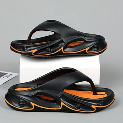 Men Flip Flops Outdoor Indoor Slippers Thick Soft Sole Men Beach Sandals Non-slip Bathroom Home Men Women Slippers Flip Flops