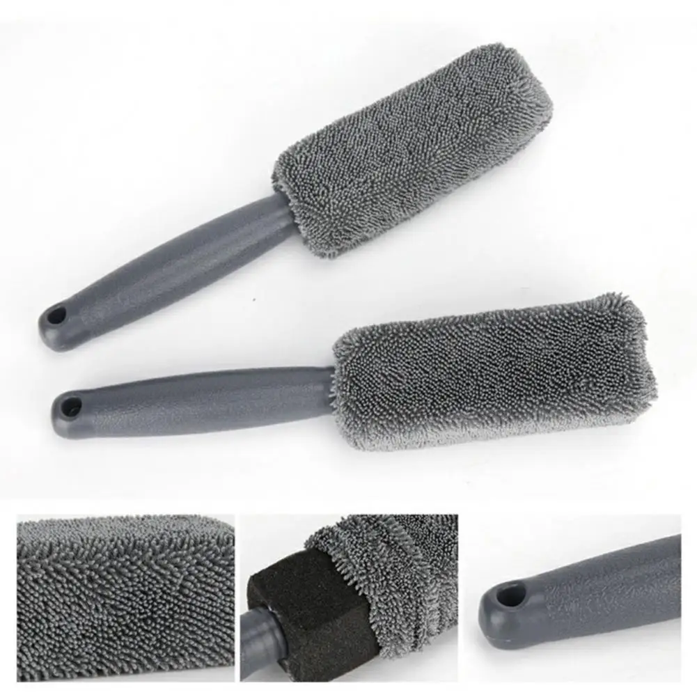 

Hub Brush Practical Strong Water Absorption Portable Car Tire Rim Cleaner Brush Vehicle Supplies