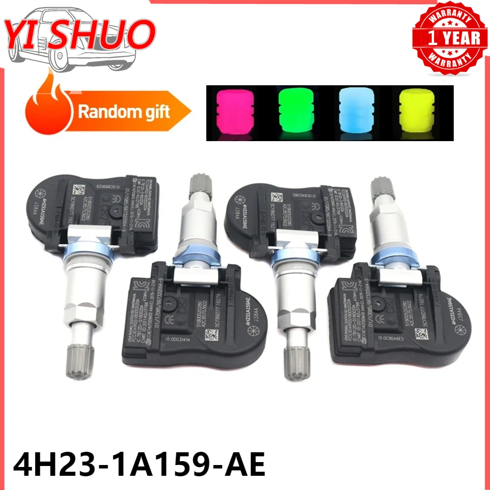 

1/4 шт. новый датчик контроля давления в шинах TPMS для Jaguar XF 2007-12–2015-08 4H231A159AE 4H23-1A159-AE GX63-1A159-AA 433 МГц