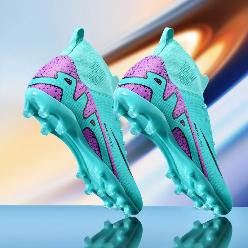 

Men Grass Training Soccer Shoes Society Cleats Fast Outdoor Football Field Boots Indoor Non-Slip Football Shoes TF/FG Sneaker