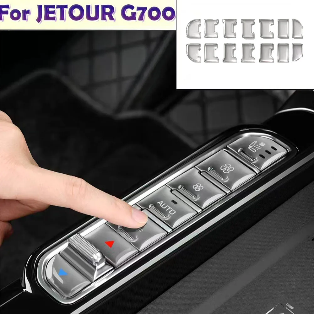 

For Jetour G700 2025 2026 Center Console Button Protective Sticker Trim Panel Protective Film Sticker Interior Car Accessories