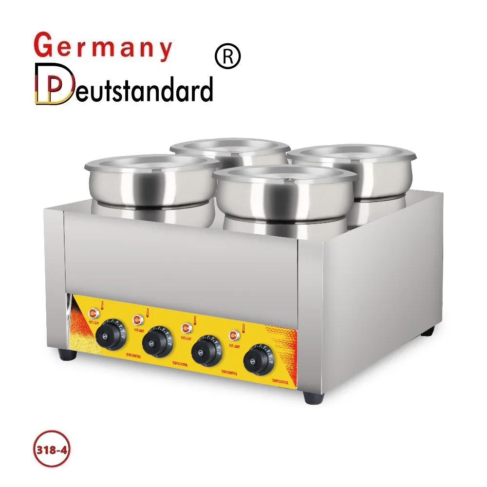 

Germany Deutstandard NP-318-4 Bain Marie Pot Double Boiler Constant Temperature Chocolate Butter Cheese Fondue Warmer