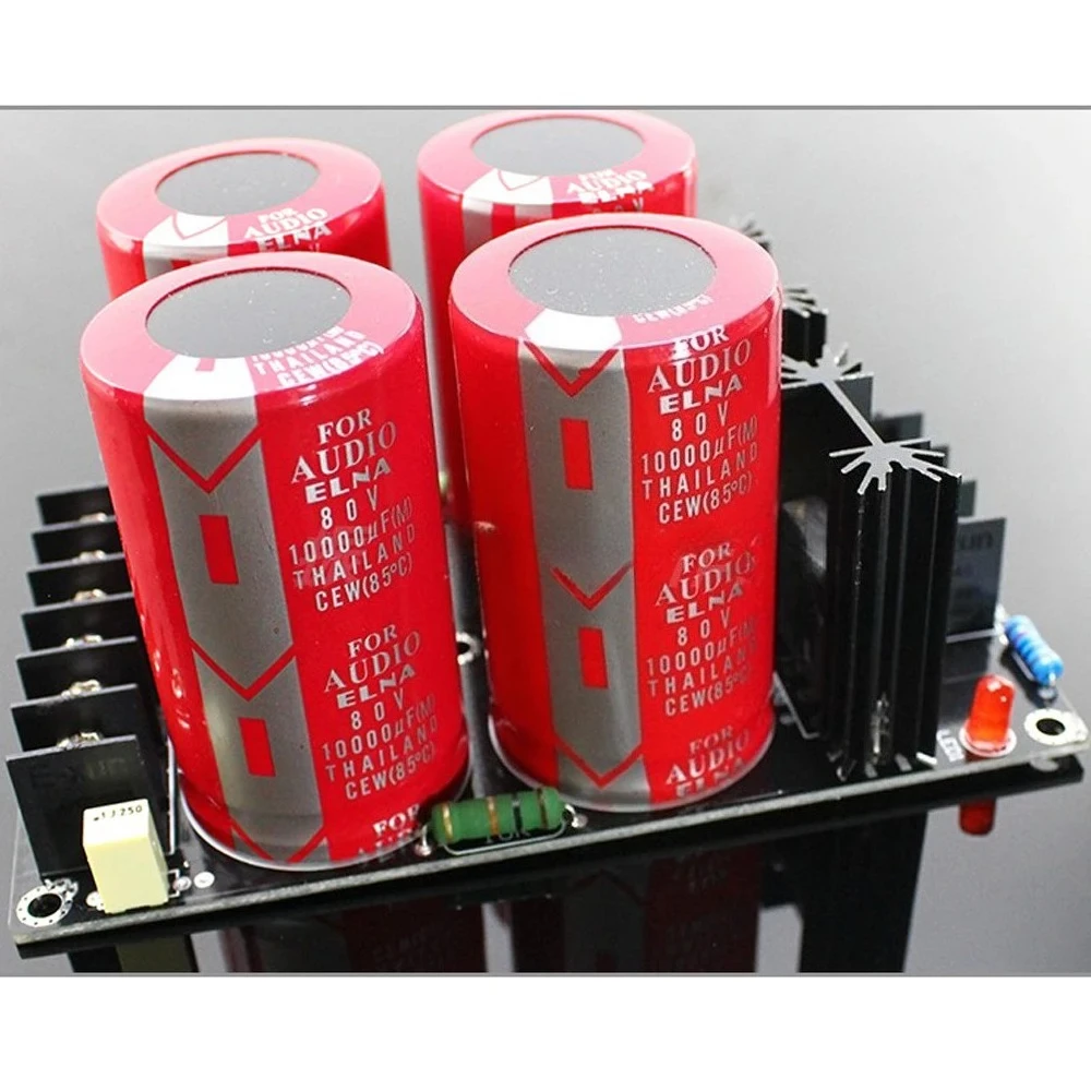 4*10000UF 80V Capacitor Power Rectifier Filter Board