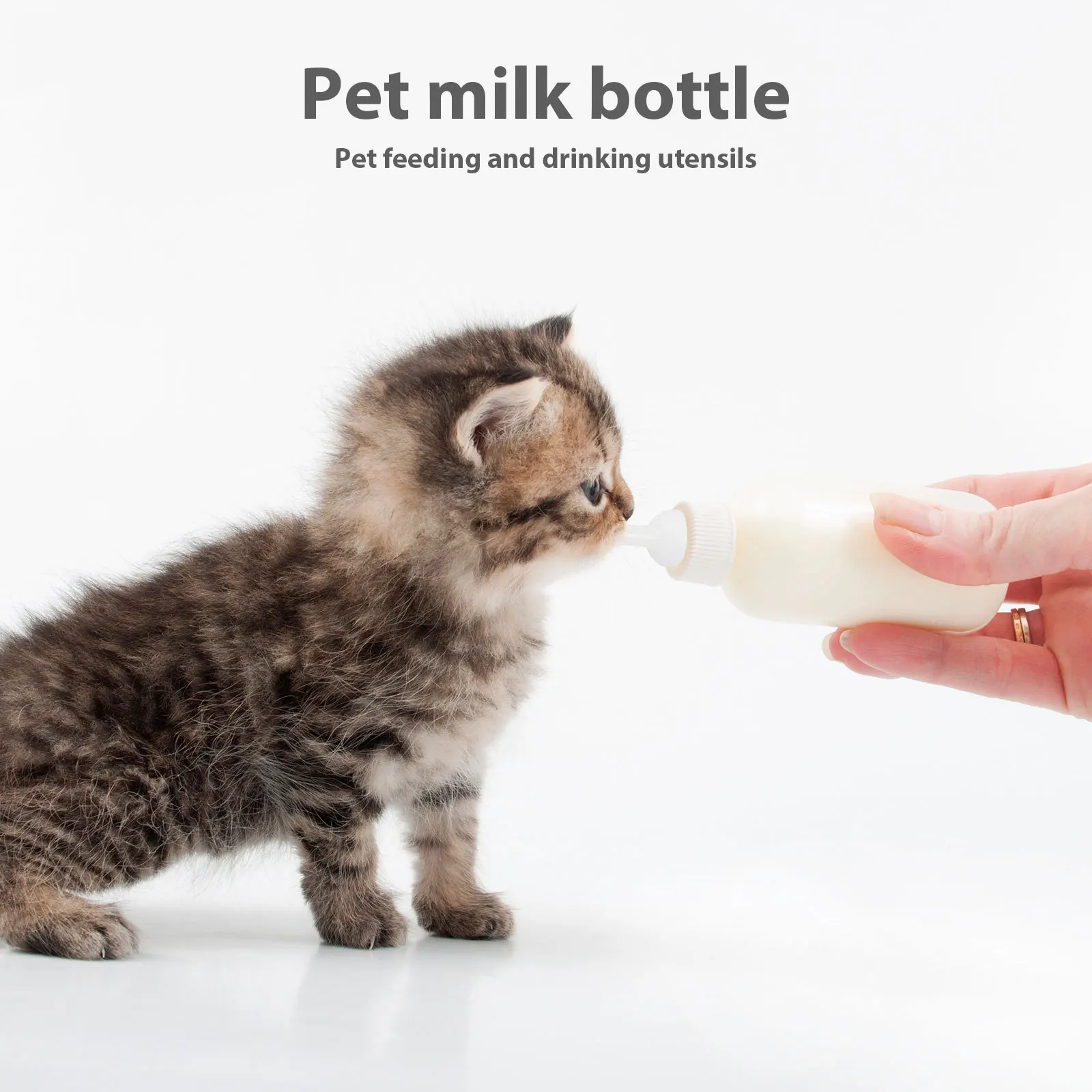 

10pcs Pet Nipples Silicone Pacifiers Milk Tools For Small Animals Cat Mammals Young Poultry Easy Install Clean Supplies Cat