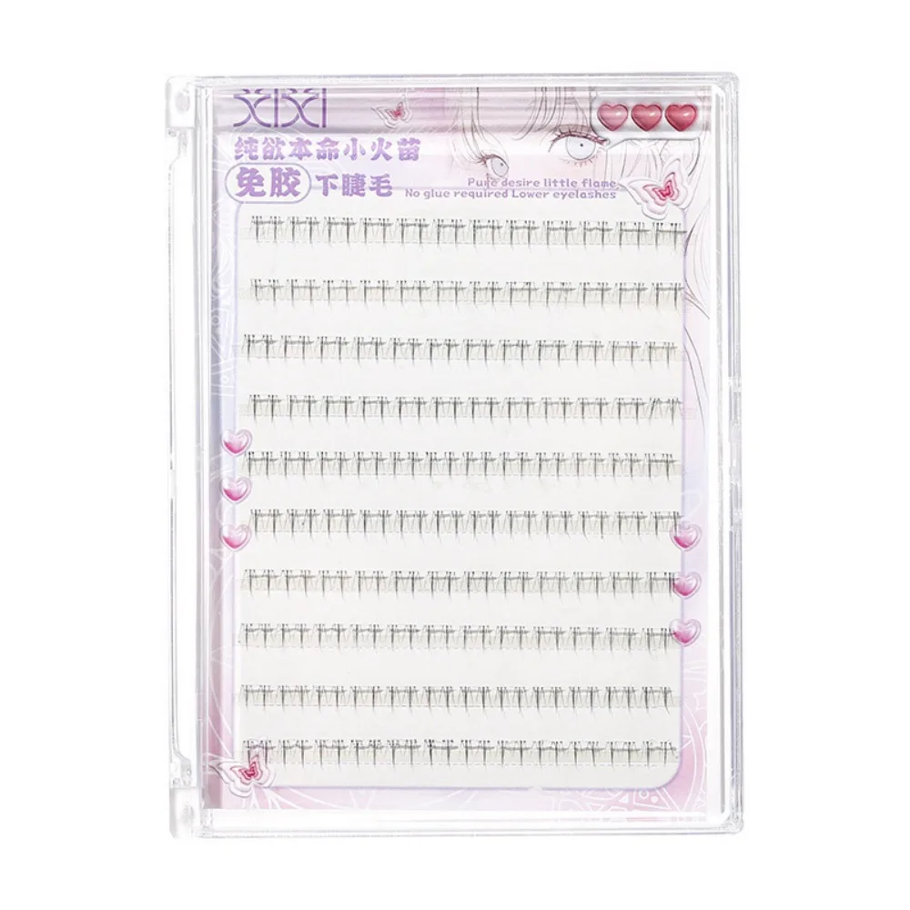 Segmented Glue-Free Lower Eyelash Soft 120Clusters Self-adhesive False Eyelashes Lashes Extension DIY Eyelashes Bundles Women