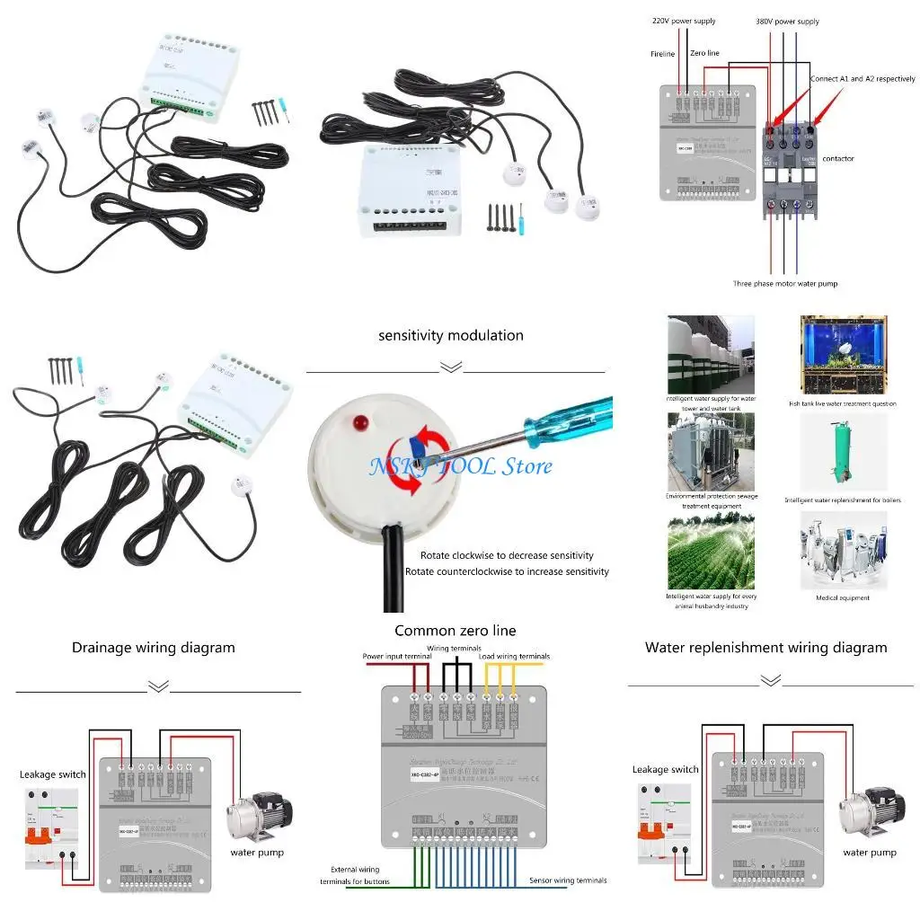 

L8RC Liquid Level Detector AC110-250V Non-contact Liquid Level Detector