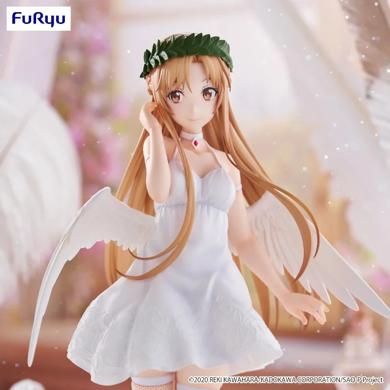In Stock Original Furyu Sword Art Online Anime Yuuki Asuna BiCute Anime Figure Action Figurine Model Figuarts Collector Toy Gift view 4