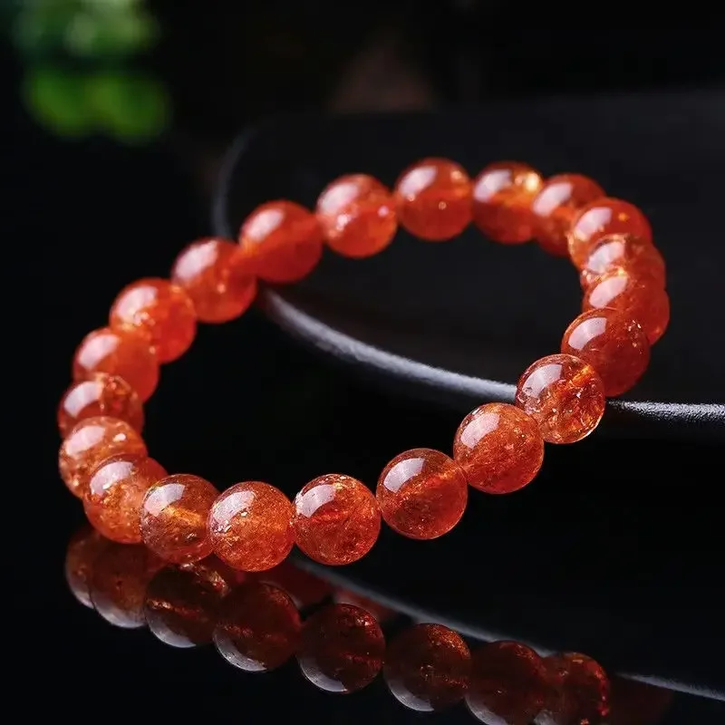 

Collectible Level Natural Golden Sun Crystal Bracelet Sunlight Stone Hand Strand Bracelets Ins Gift for Women Jewelry Gift