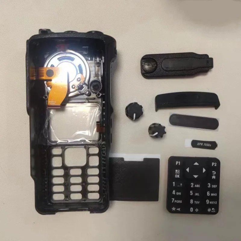 Imagem -06 - Walkie Talkie Substituição Kit de Reparo Case Capa Habitação com Alto-falante Mais Mic para Motorola Xpr7550e Dgp8550e Dp4800e Dp4801e Rádio