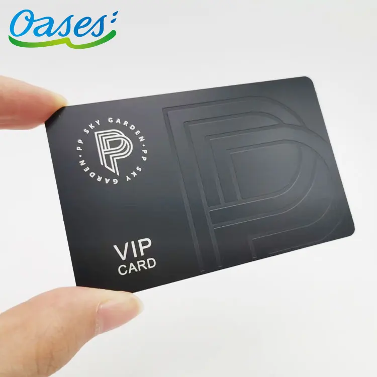 Customized query Cheap Custom Stainless Steel Matt Black Metal Business Card Printing Laser Engraving Metal Business Black Blank