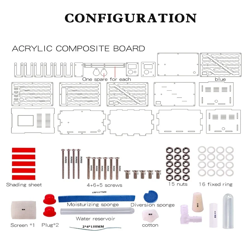 

Ant Nest Moisturizing Ventilation System Ant 1233 Acrylic 5 Layer Partition Design Large Space Enhanced