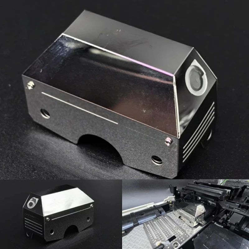 

Аксессуары для капота двигателя Wave Box из нержавеющей стали для 1/14 Tamiya RC Truck Trailer Самосвал Volvo 56375 F16 4x2, обновленные детали