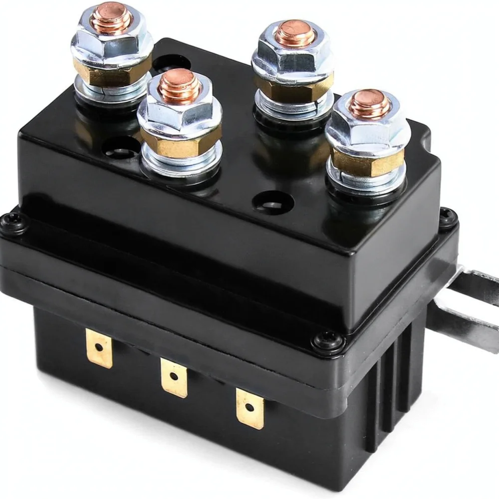 Premium 12V 500A Winch Relay Solenoid For 8000lbs To 17000lbs ATV UTV Off Road Recovery Electric Winch Control Switch Unit