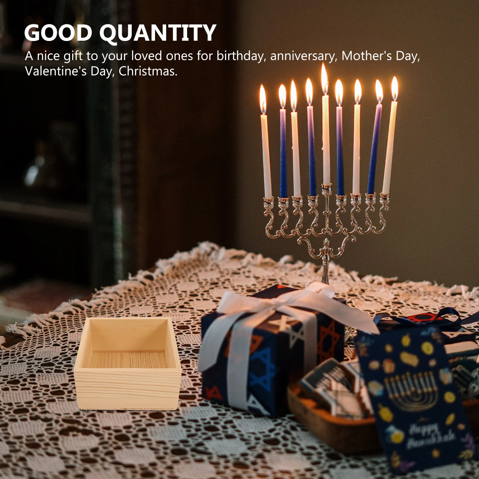 

Набор из 4 деревянных шкатулок без крышек для хранения мелких украшений: ожерелий, браслетов. Органайзеры для подарков.