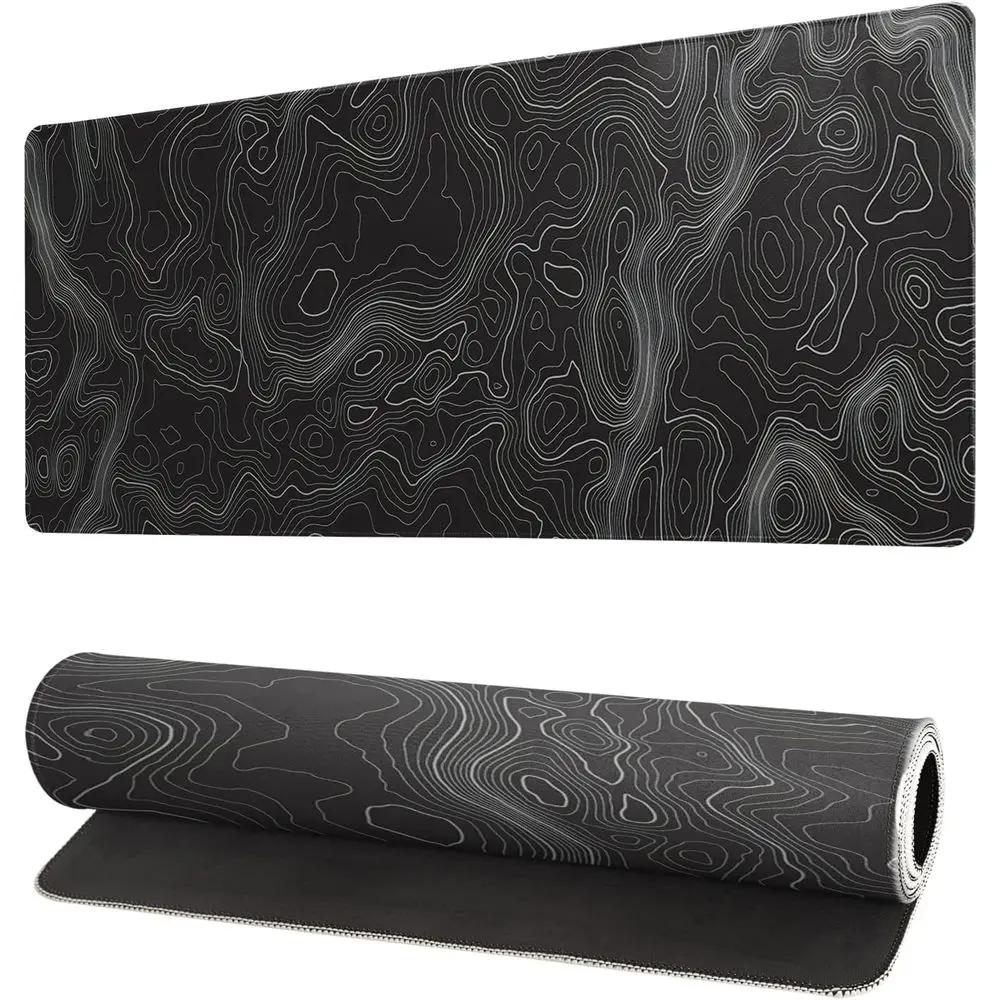 Large Extended Gaming Mouse Pad with Non-Slip Base and Stitched Edge, 27.6x11.8 Inch for Desk and Office Use