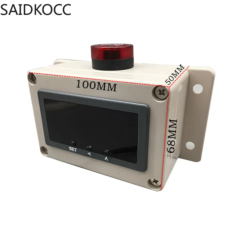 Industrial Roller Type High-Precision Meter Counter Yard Counter Digital Display Electronic Code Encoder Alarm Meter 100-240V