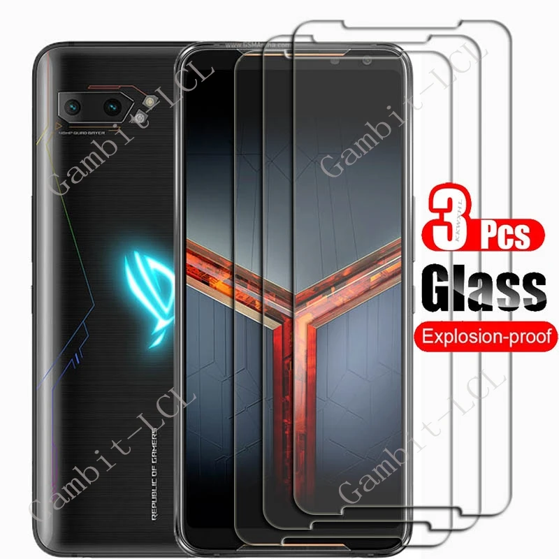 1-3PCS Tempered Glass For Asus ROG Phone II ZS660KL 6.59