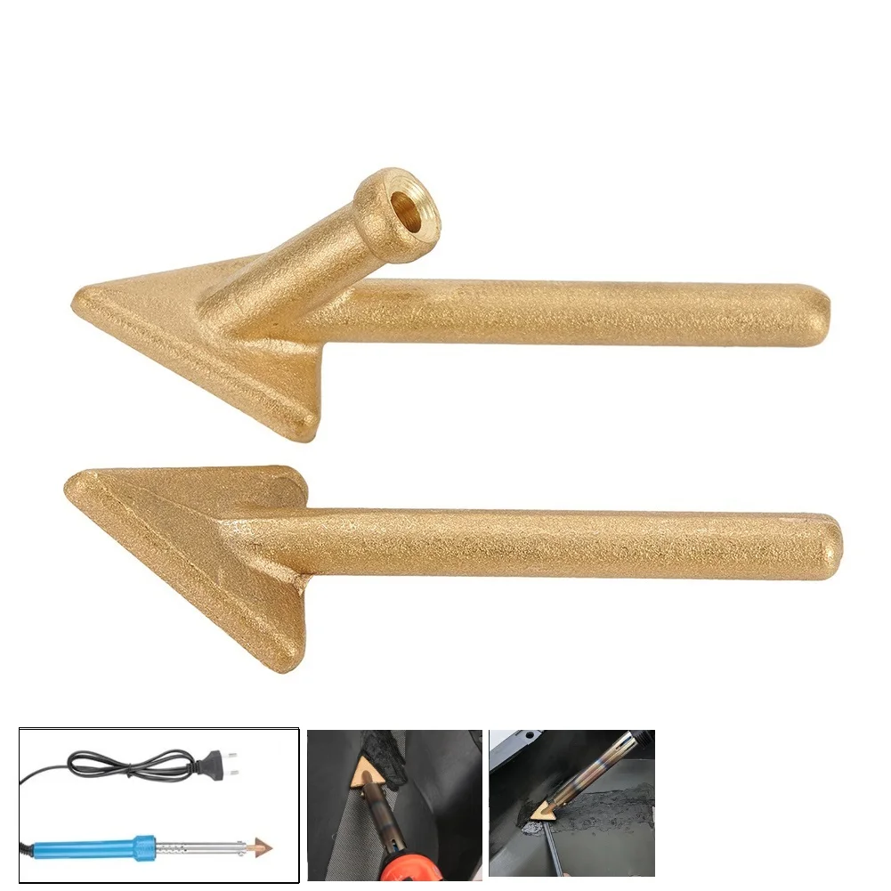 Punte di saldatura per saldatore da 2 pezzi punta di ricambio per saldatura in plastica di ferro da 80 Watt TPO TEO PP accessori per saldatura paraurti Auto