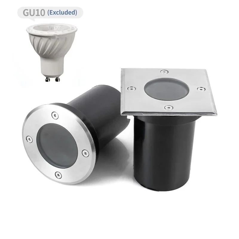 GU10 LED مصباح تحت الأرض مصباح أرضي في الهواء الطلق الأرض بقعة المشهد حديقة مسار دفن مصباح ل gu10 لمبة الغلاف #6