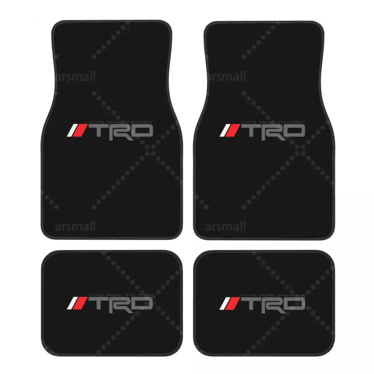 TRD Alfombrillas para coche، إكسسوارات الفقرة السيارات، coración، alfombrillas lanteras y traseras para coche، juegos 4 p