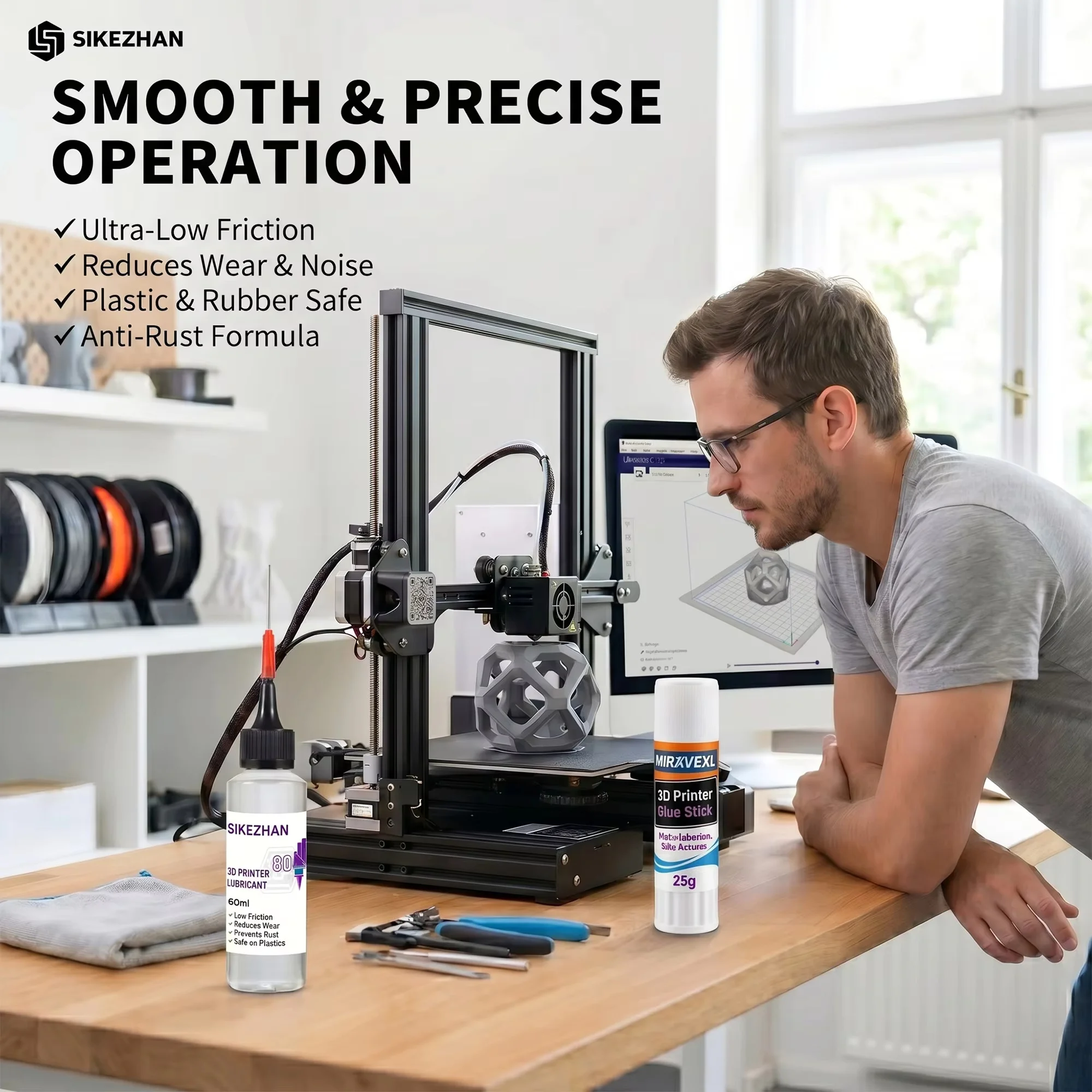 3D Printer Maintenance Kit 65m - 3D Printing Glue Stick ulasan dan harga