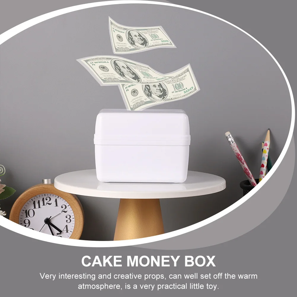 5Sets Cake Pulling Box Plastic Verjaardagsfeestje Decor Cake Pull Out Kit Verrassing Verjaardag Rekwisieten