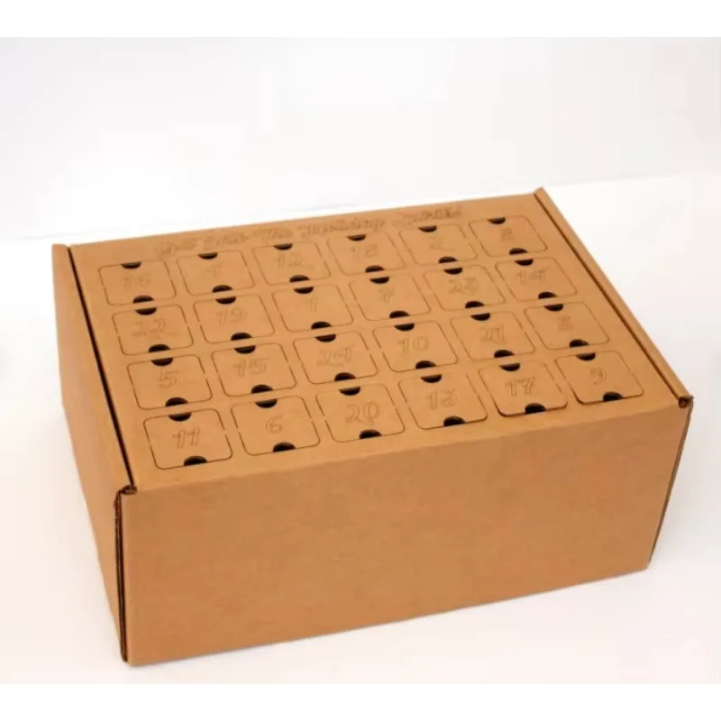 Customization.Wholesale Custom Logo Printed Christmas Custom Tea Gift Box Advent Calendar