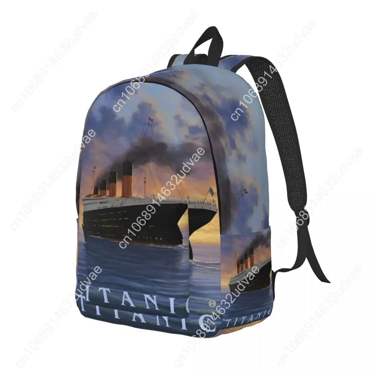 Titanic Romantic Movie Backpack for Men Women Fashion Student Business Daypack Love Story Ocean Laptop Shoulder Bag with Pocket